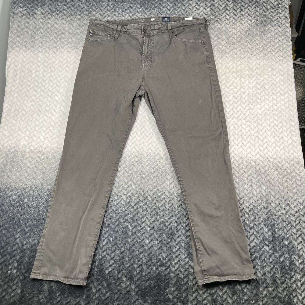 AG Adriano Goldschmied Jeans Mens 40x32 Gray Everett Straight Stretch Denim